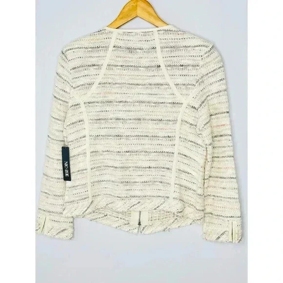 NIC + ZOE Dandelion Raw-Edge Jacket size PP NWT - Picture 11 of 12